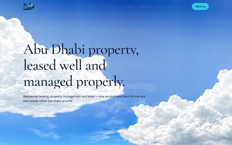 The Digital Point Real Estate homepage